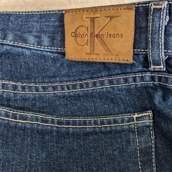 VINTAGE Calvin Klein 90s y2k boyfriend jean baggy denim women's 11 32 - Picture 7 of 14
